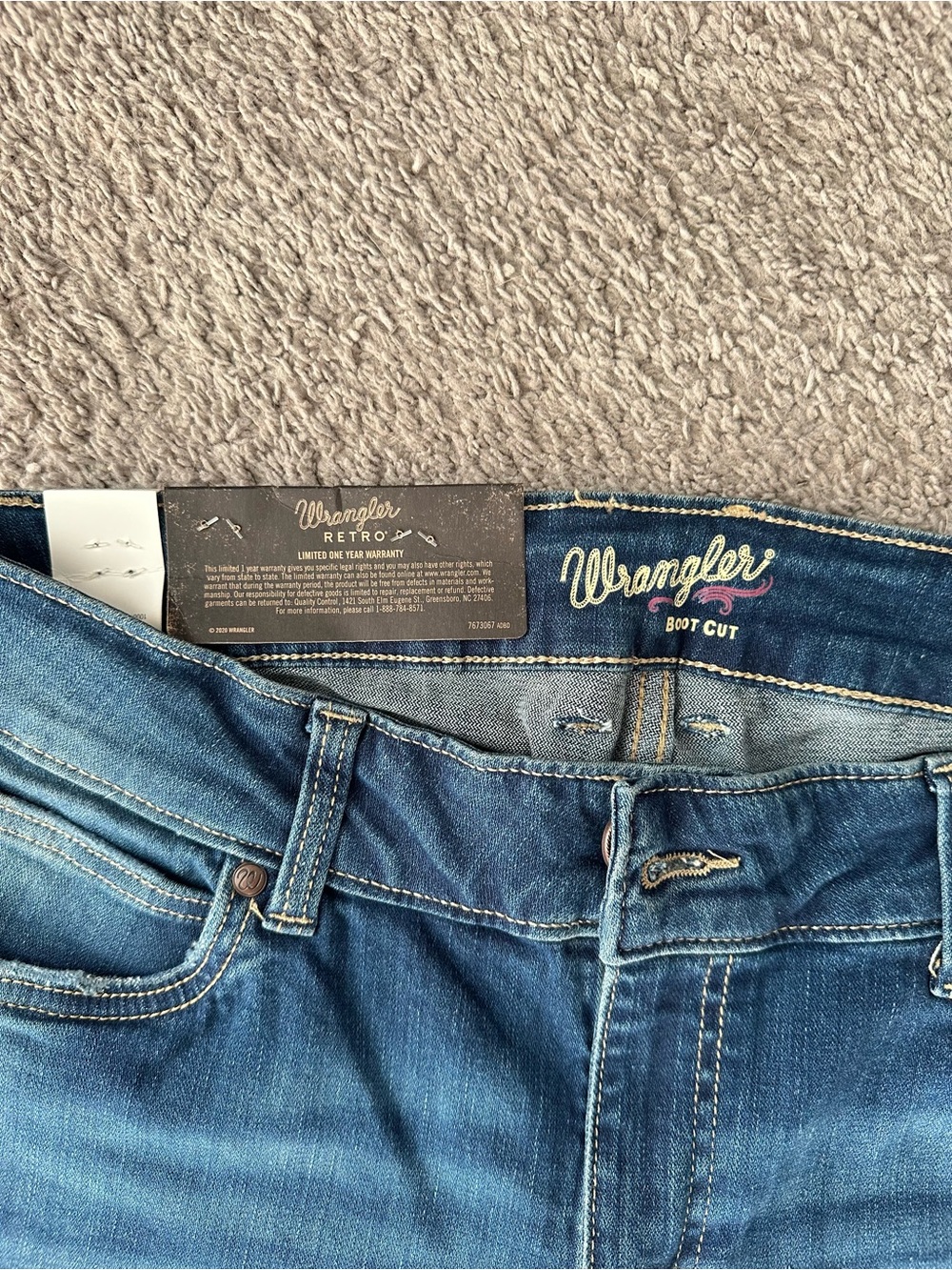 Women’s Wrangler Retro Mar Mid Rise Bootcut Jean - size 32 / 13 - NWT - Picture 7 of 8